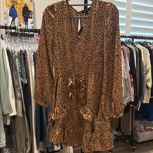 #23 MITTOSHOP BLACK and GOLD DRESS